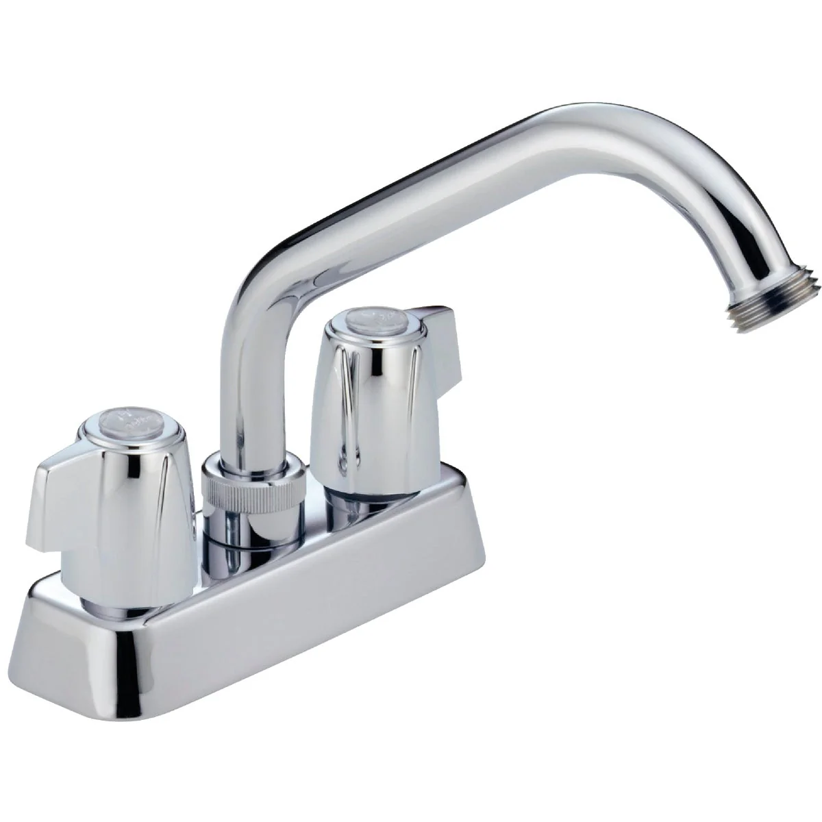 Lightweight Delta 2-Handle Chrome Laundry Faucet Original Design