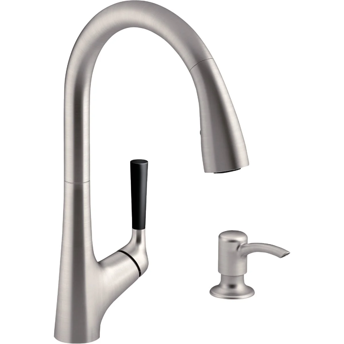Relaxed Kohler Malleco Single Handle Lever Pull-Down Kitchen Faucet Stainless Safe