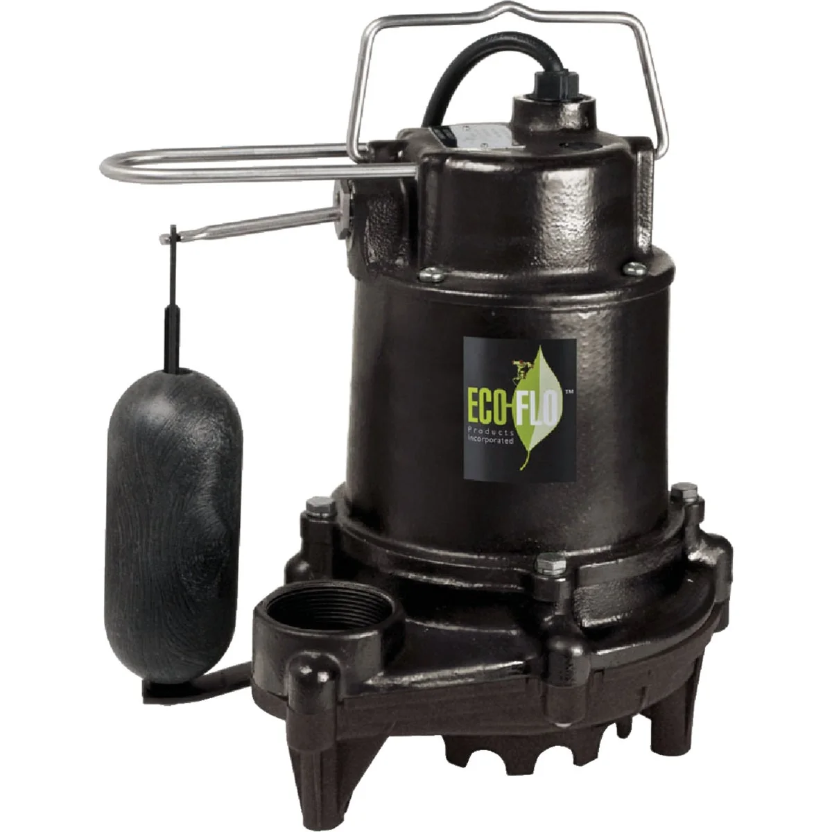 Advanced ECO-FLO 1 2 HP High Efficiency Cast Iron Submersible Sump Pump Luxury