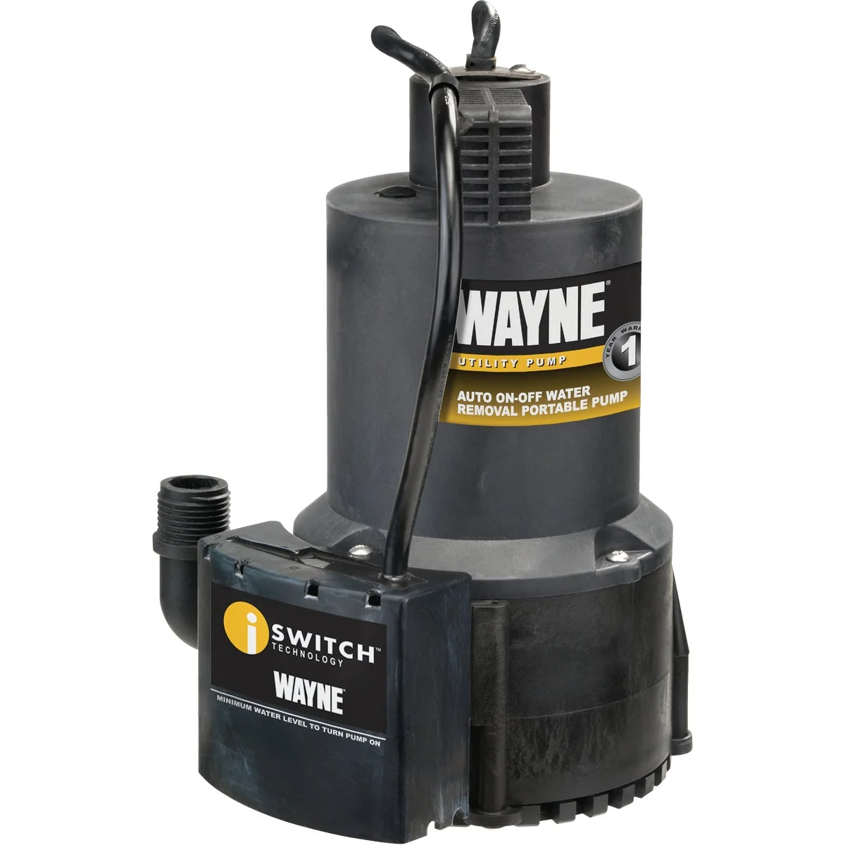 Selected Wayne 1 4 HP Submersible Energy Efficient Automatic Sensor Utility Pump Stylish
