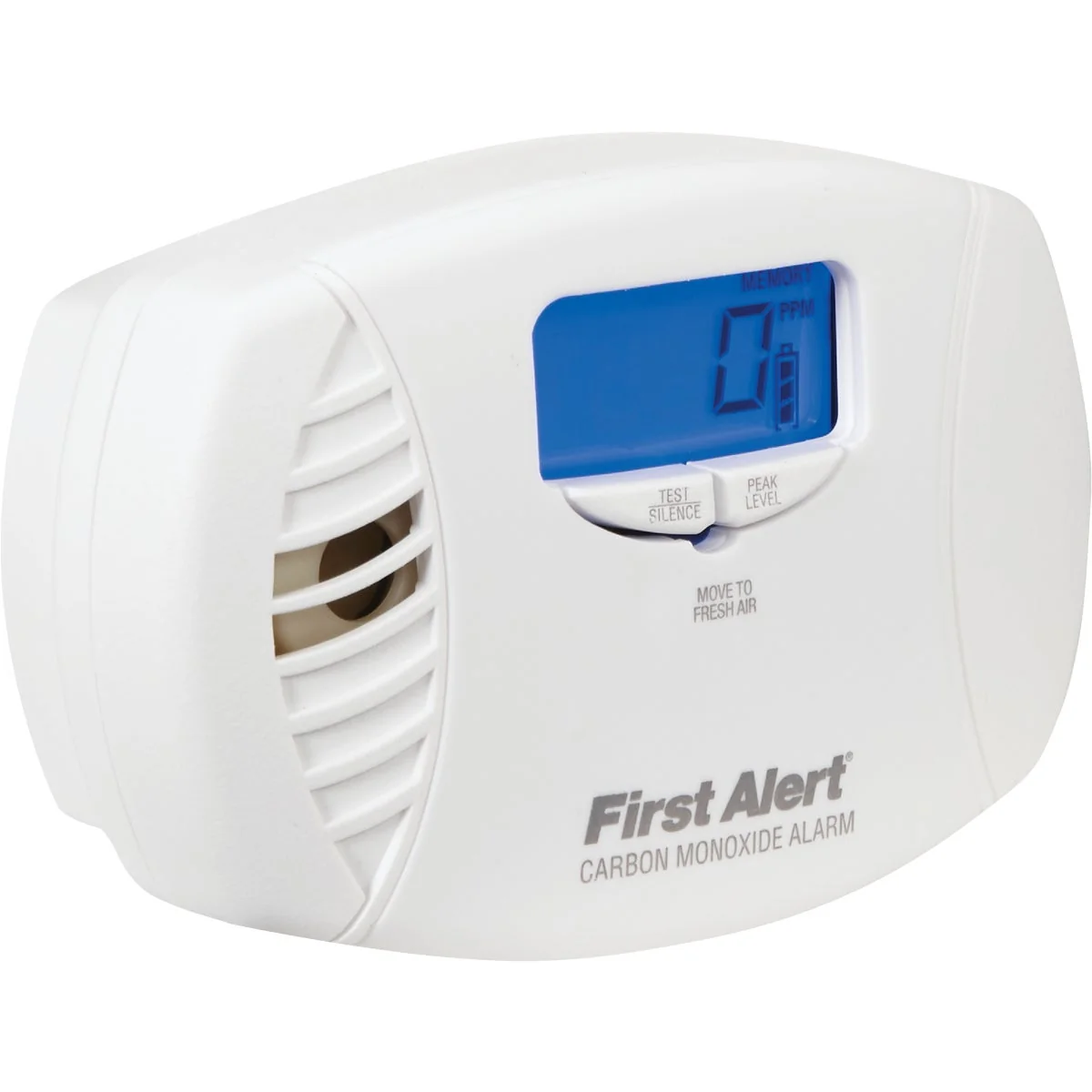 Breathable First Alert Plug-In 120V Electrochemical Easy To Read Digital Display Carbon Monoxide Alarm Soft
