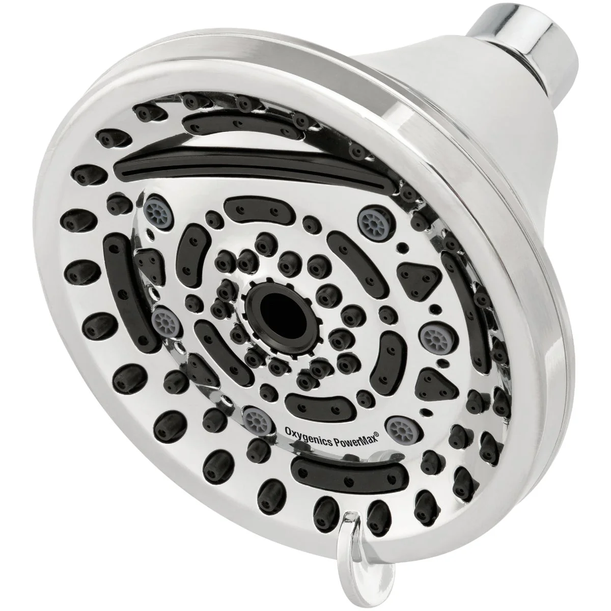 Consistent Oxygenics PowerMax 9-Spray 1.8 GPM Fixed Showerhead Chrome Efficient