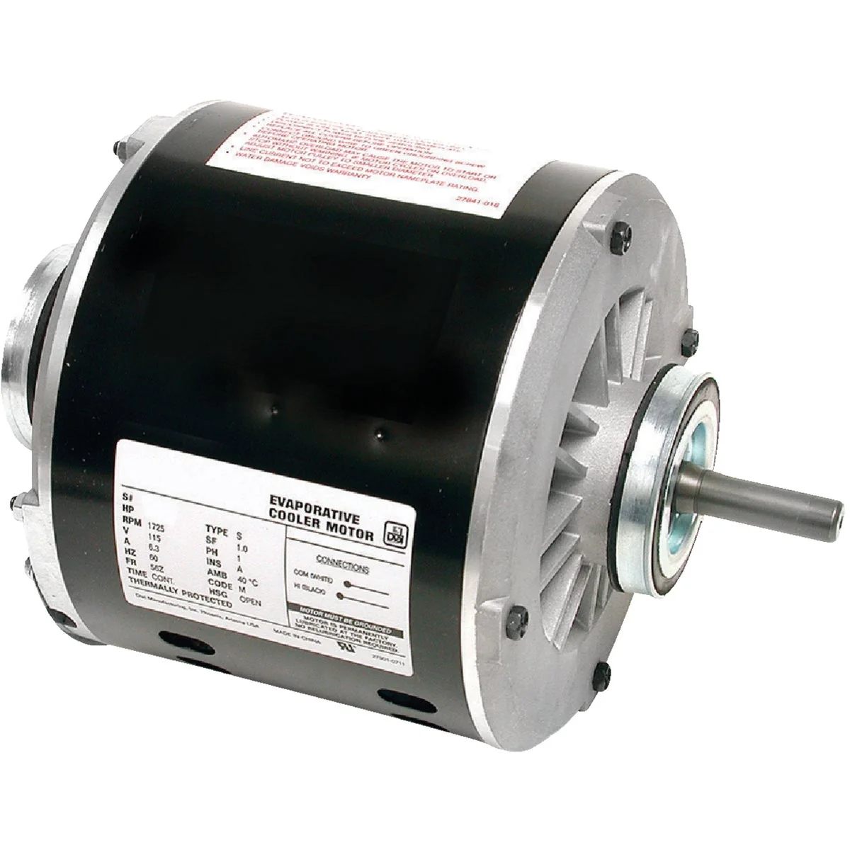 Genuine Dial 3 4 HP 1-Speed Residential Cooler Motor Versatile