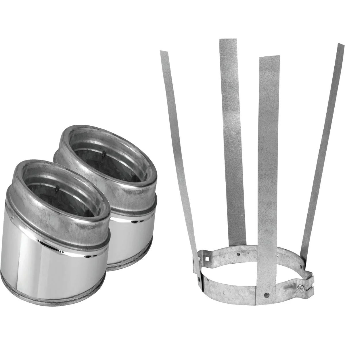 Eco-Friendly SELKIRK Sure-Temp 30 Degree 6 In. Stainless Steel Insulated Elbow Kit Environmentally Friendly