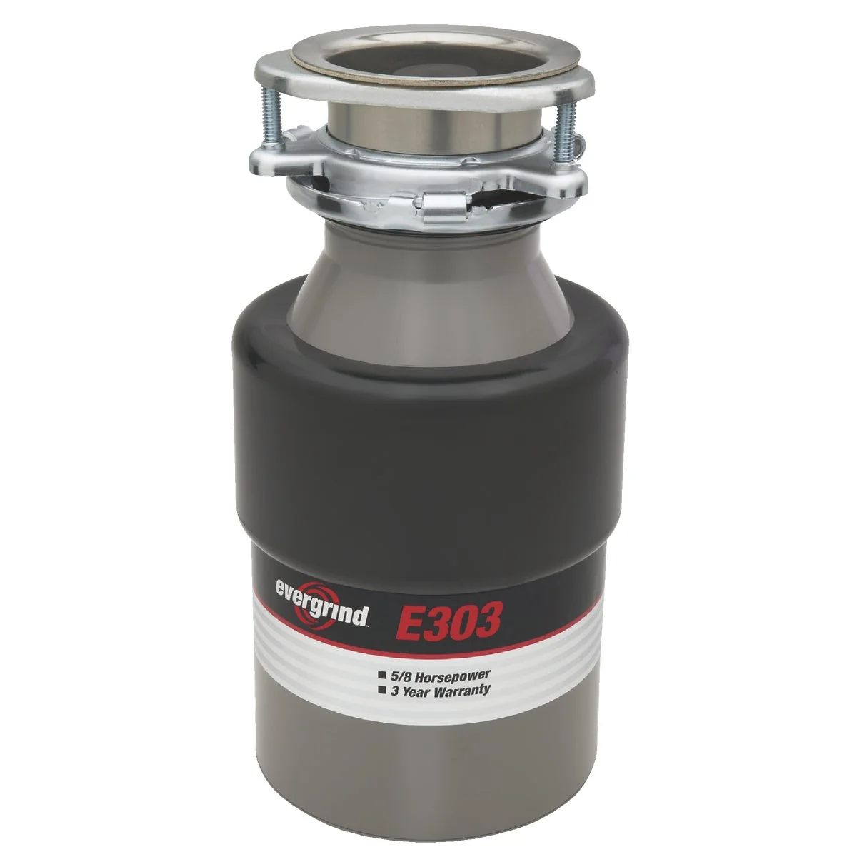 Secure Evergrind 5 8 HP Garbage Disposer 3 Year Warranty Environmentally Friendly