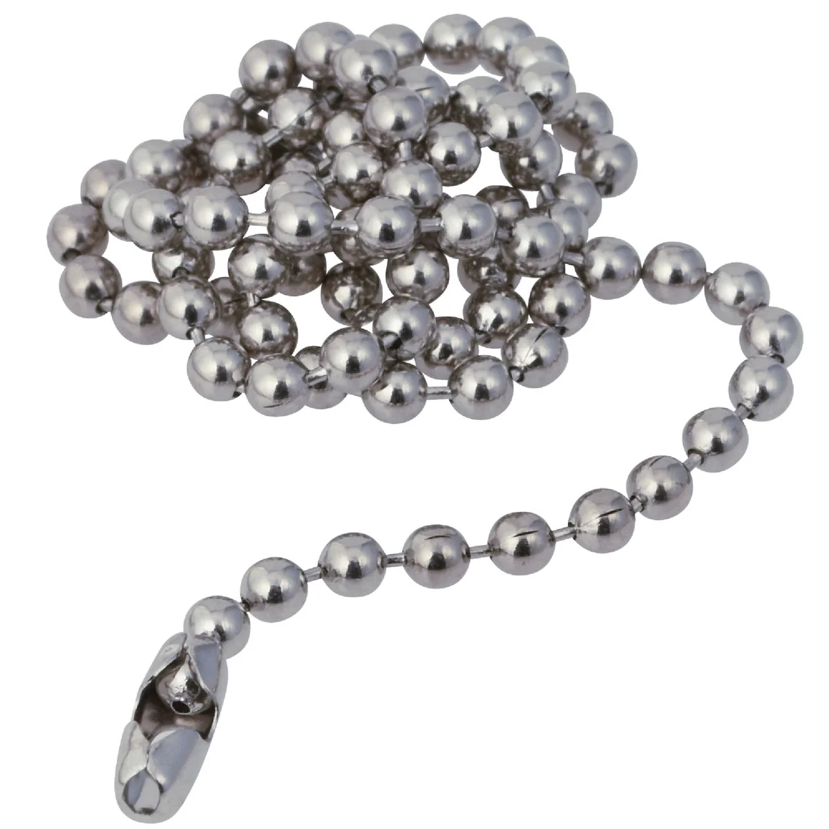 High-End Do it Ball Pattern 15 In. Chrome-Plated Stopper Chain Green