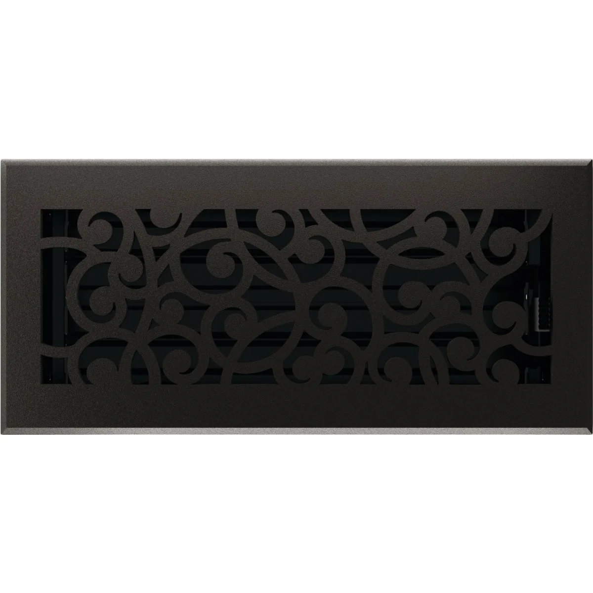 Traditional Imperial Wonderland 4 In. x 10 In. Cast Iron Steel Floor Register Sustainable