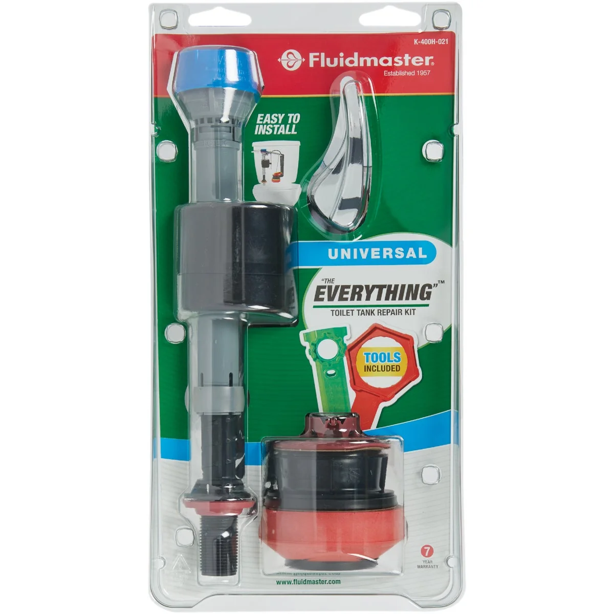 Stylish Fluidmaster PerforMAX 2 In. Universal Complete Toilet Repair Kit w Install Tools Outstanding