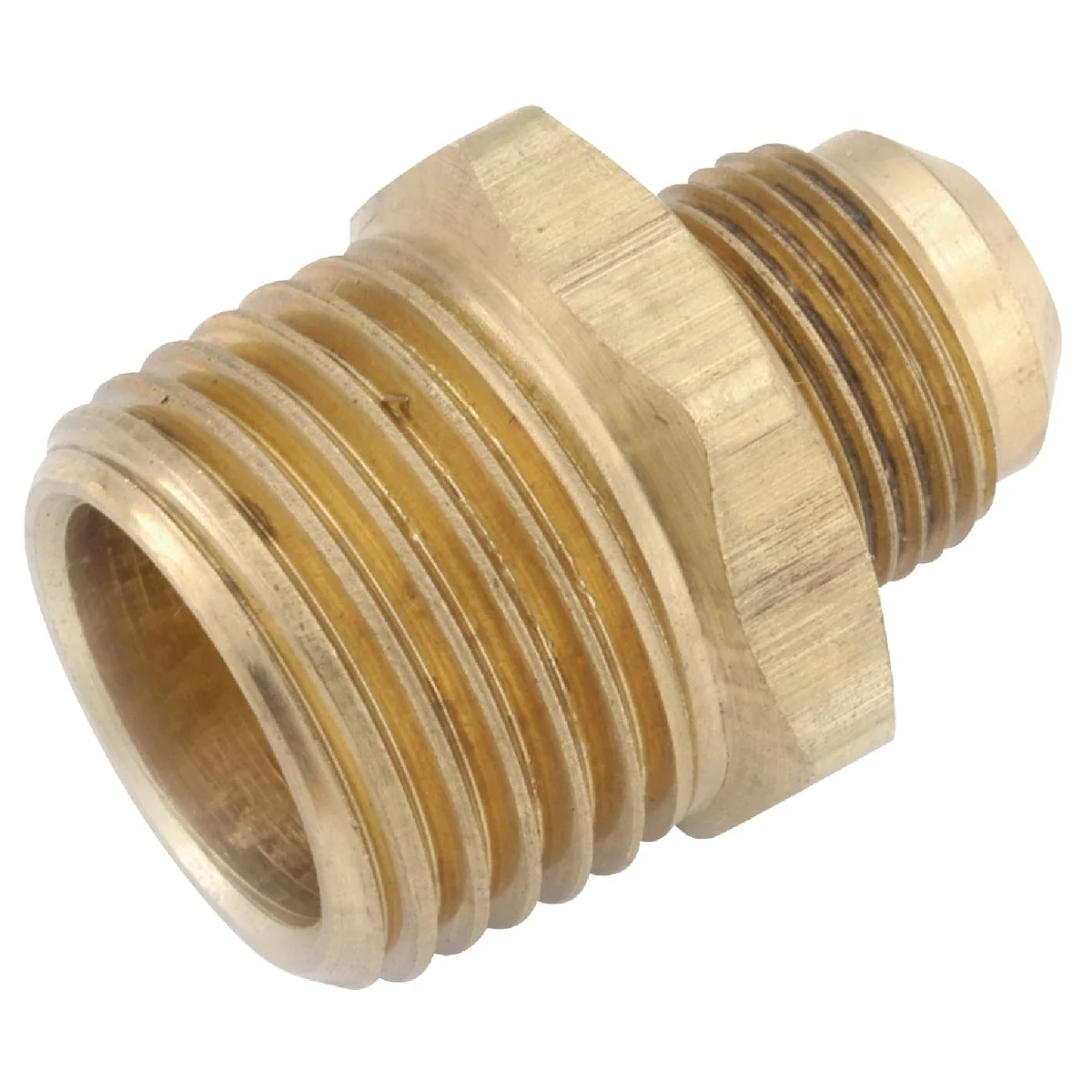 Advanced Anderson Metals 3 8 In. Flare x 3 8 In. Male Pipe Brass Flare Connector Top-Quality