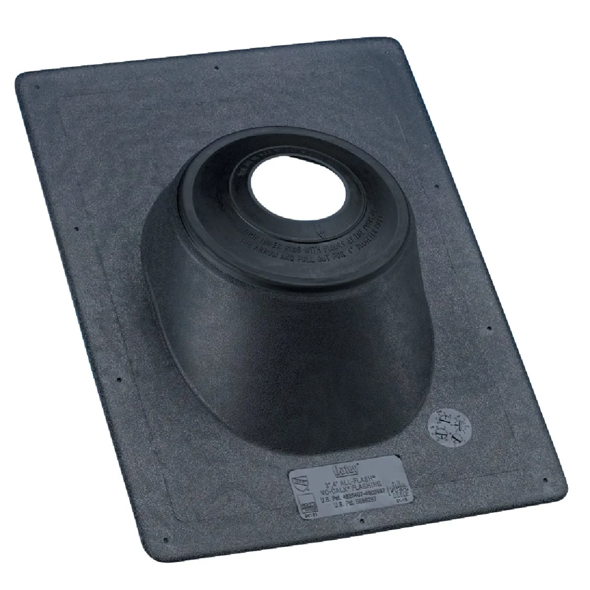 Dependable Oatey No-Calk 4 In. Thermoplastic Roof Pipe Flashing Innovative