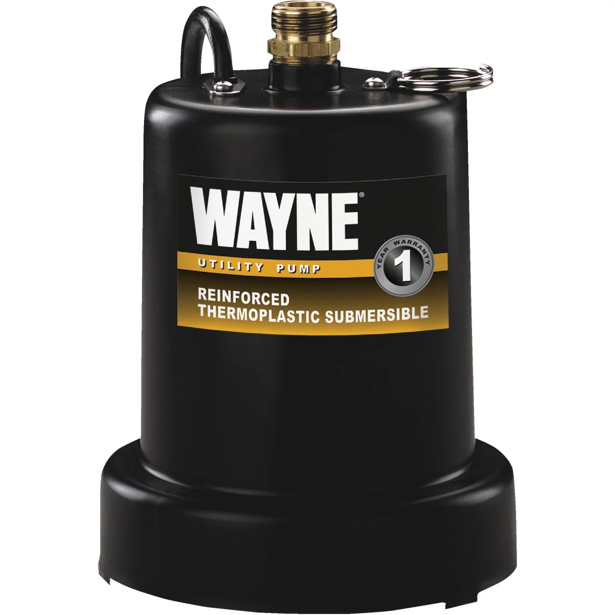 Fine Crafted Wayne 1 4 HP Submersible Utility Pump Functional