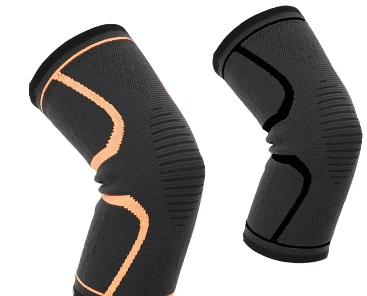 Powerful Mens Sports Knee Pads Lightweight Thin Knee Protector For Running Basketball Football Cycling Badminton All Black Pair Reusable