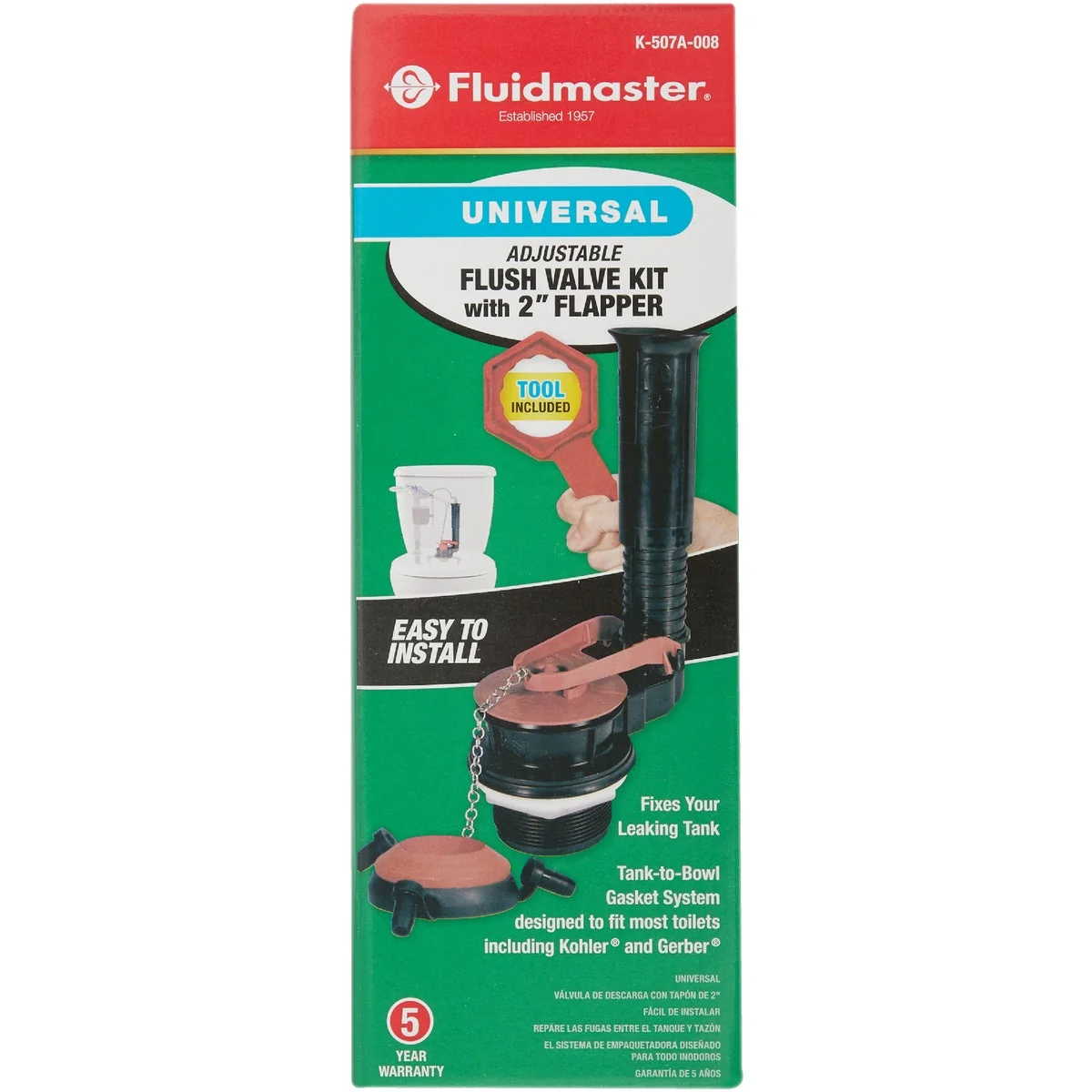 Proven Fluidmaster Universal Toilet Repair Kit Premium