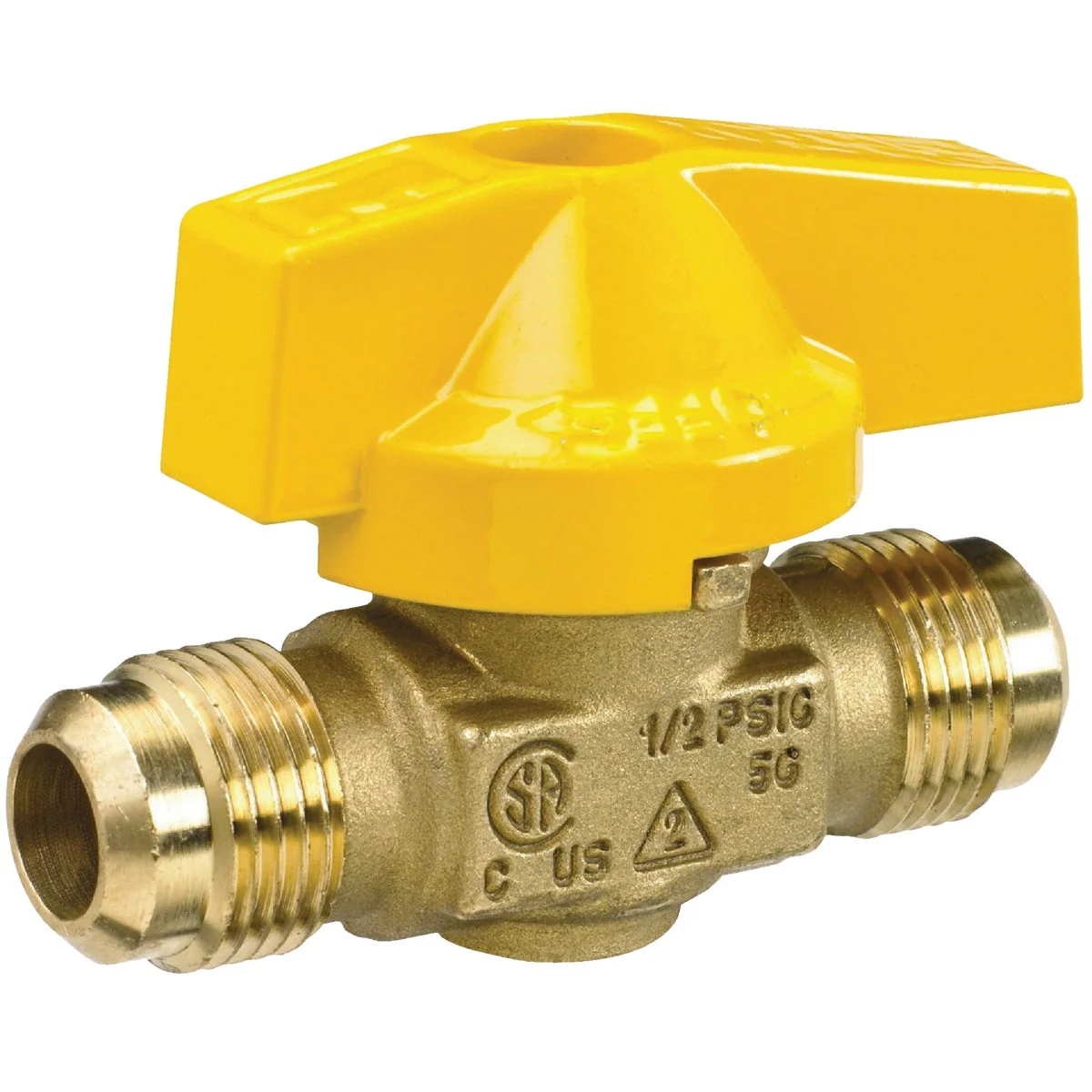 Genuine ProLine 3 8 Flare x 3 8 In. Flare Brass Gas Ball Valve World-Class