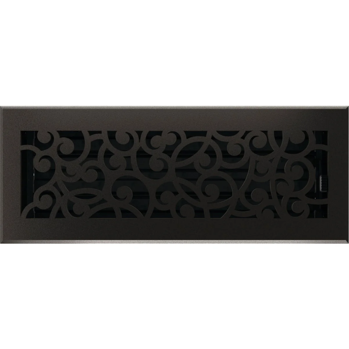 User-Friendly Imperial Wonderland 4 In. x 12 In. Cast Iron Steel Floor Register Relaxed