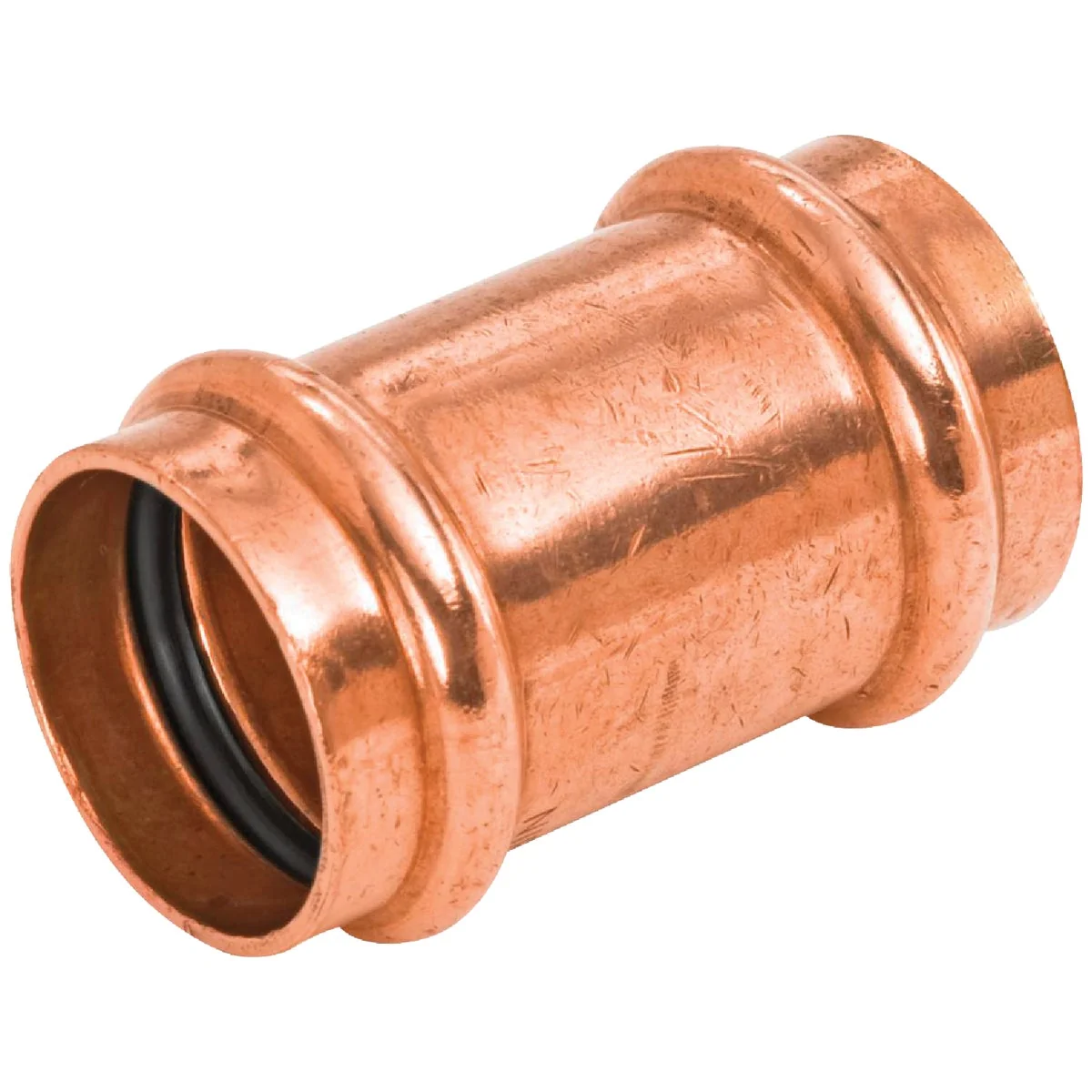 Healthy NIBCO 1 2 In. x 1 2 In. Press Copper Coupling without Stop Reliable