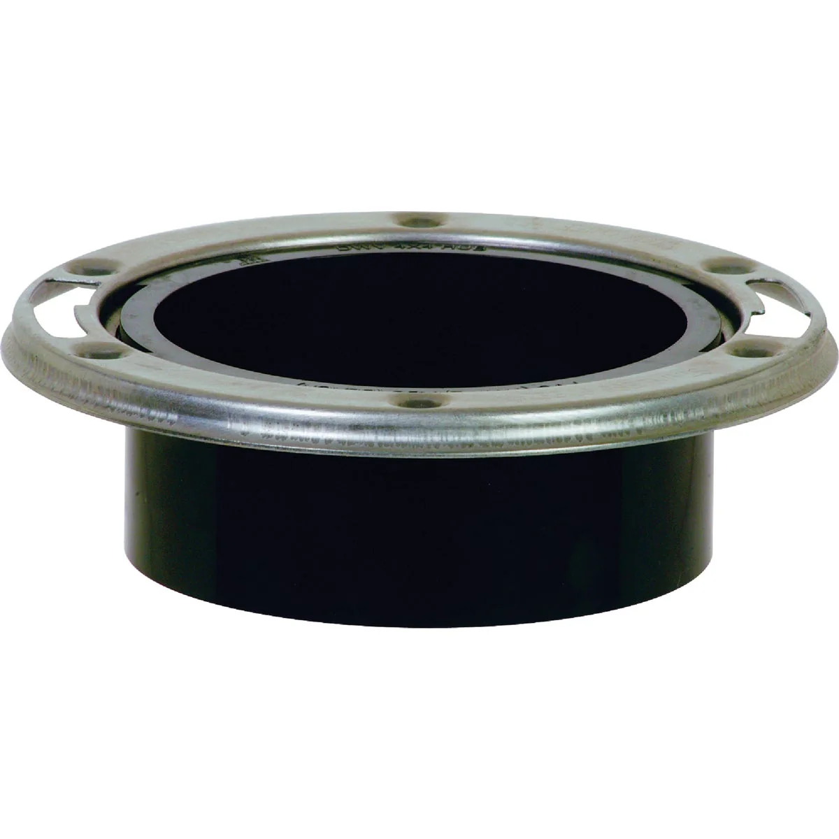 Smooth Sioux Chief 3 In. Hub Inside 4 In. ABS Open Toilet Flange w SS Swivel Ring Modern
