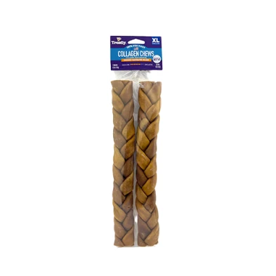 High-Performance Treatly Collagen Chews – Chicken Marinated Braids XL Next-Generation