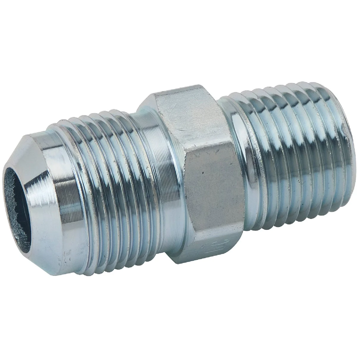 Premium Material Dormont 5 8 In. OD Male Flare x 1 2 In. MIP Tapped 3 8 In. FIP Zinc-Plated Carbon Steel Adapter Gas Fitting Bulk Detailed
