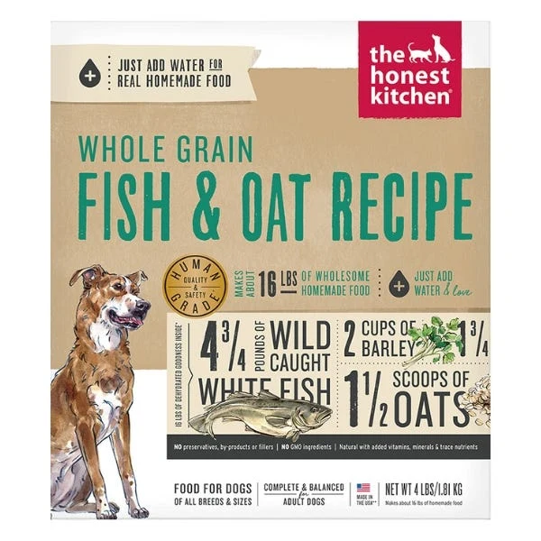Specialty Honest Kitchen Whole Grain Fish and Oat Dog Food Honest Kitchen Whole Grain Fish and Oat Dog Food Premium
