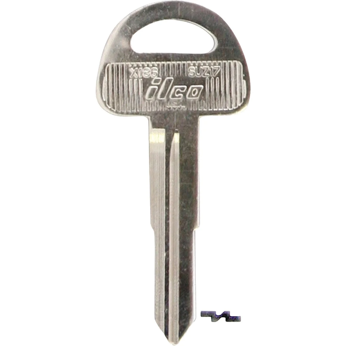 High-Grade ILCO Suzuki Nickel Plated Automotive Key SUZ17 10-Pack Dependable