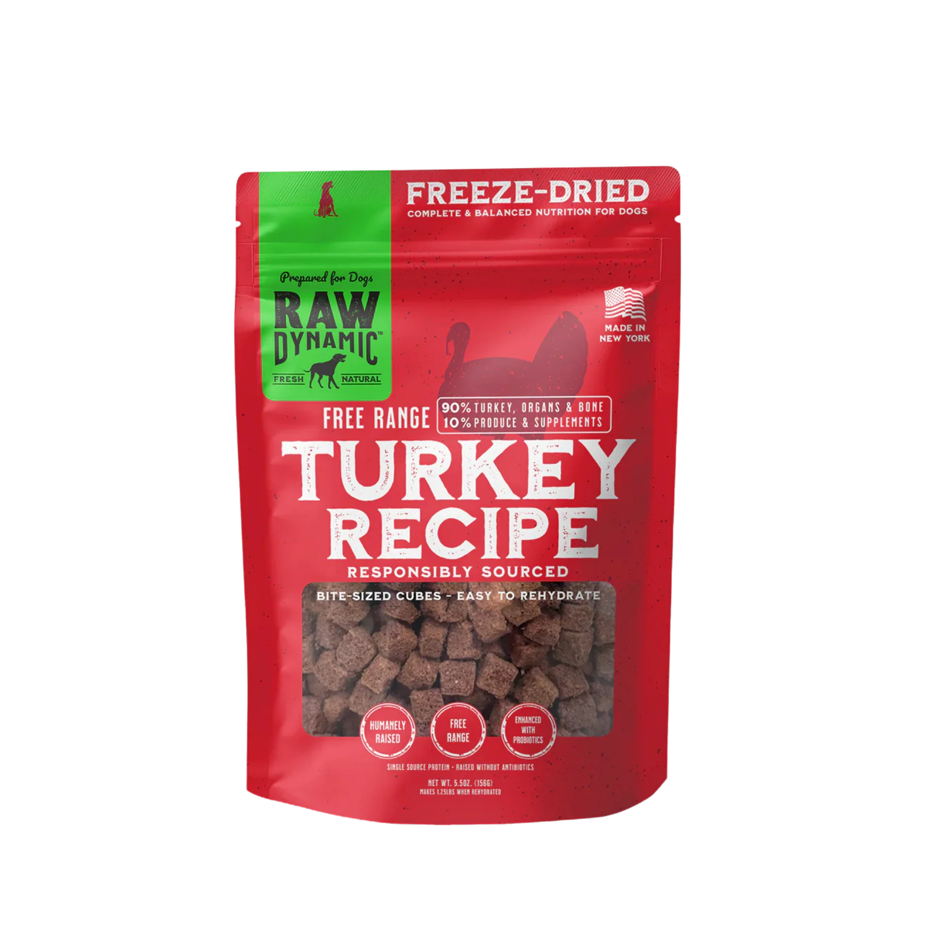 Breathable Raw Dynamic ze-Dried Raw Turkey Formula for Dogs Fast
