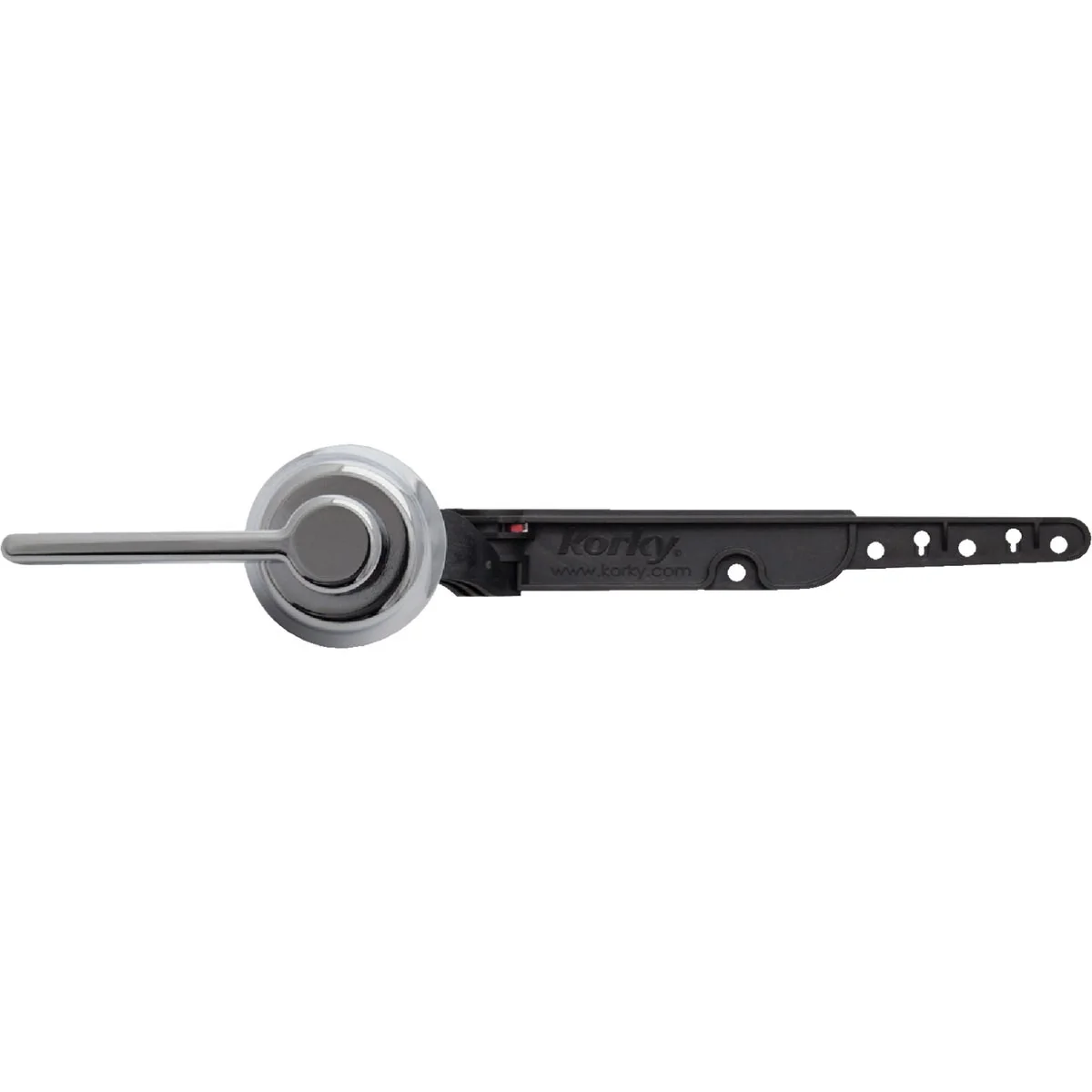 High-Grade Korky StrongARM Universal Chrome Tank Lever with Classic Style Handle Premium