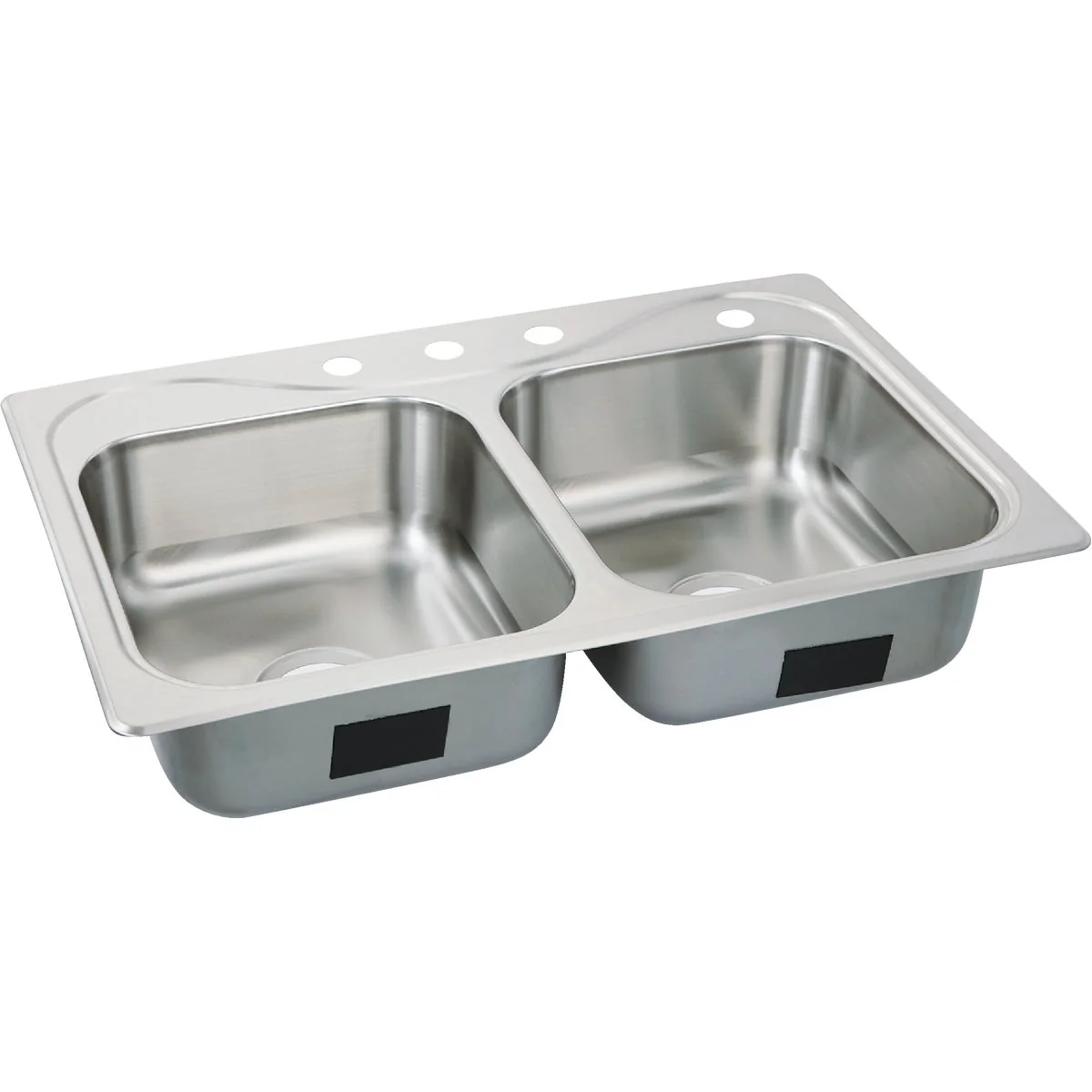 Specialty Sterling Southhaven Double Bowl 33 In. x 22 In. x 7 In. Deep Stainless Steel Kitchen Sink Efficient