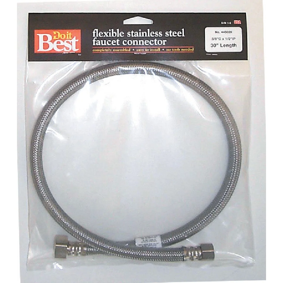 Refined Do it 3 8 In. C X 1 2 In. F X 30 In. L Stainless Steel Faucet Connector Artisan
