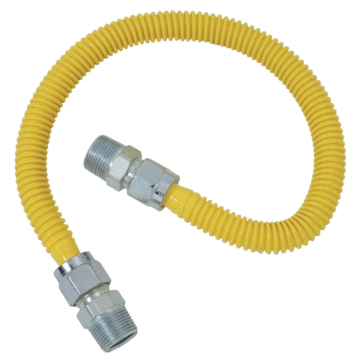 Outstanding Dormont 5 8 In. OD x 24 In. Coated Stainless Steel Gas Connector 3 4 In. MIP x 1 2 In. MIP Tapped 3 8 In. FIP Consistent