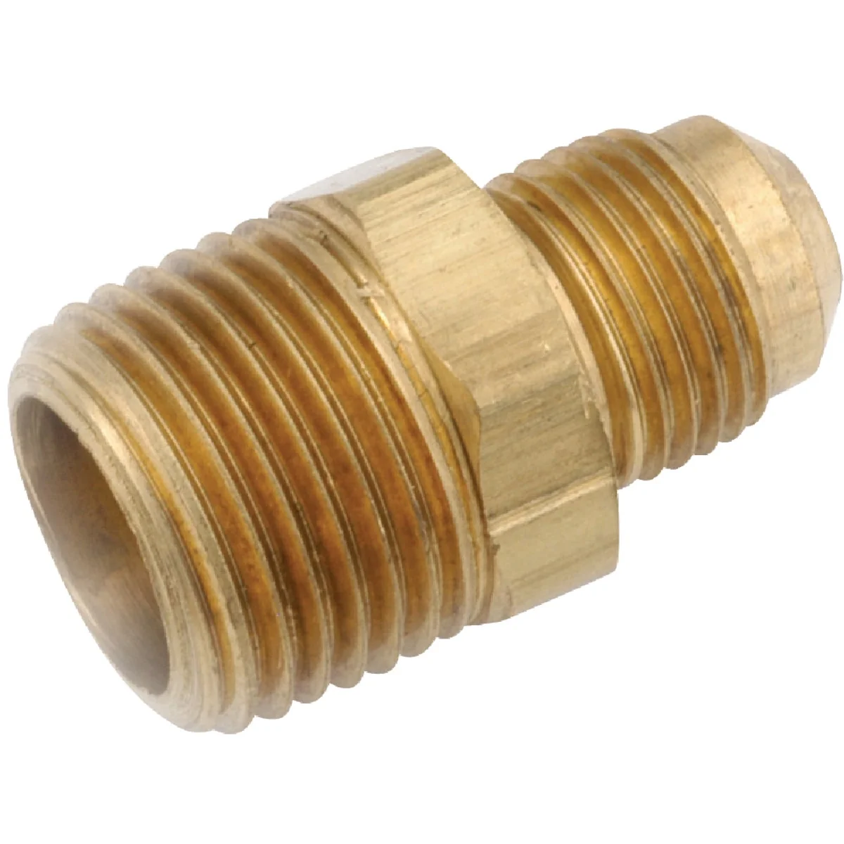 Unique Anderson Metals 1 2 In. x 1 2 In. Brass Male Flare Connector Secure