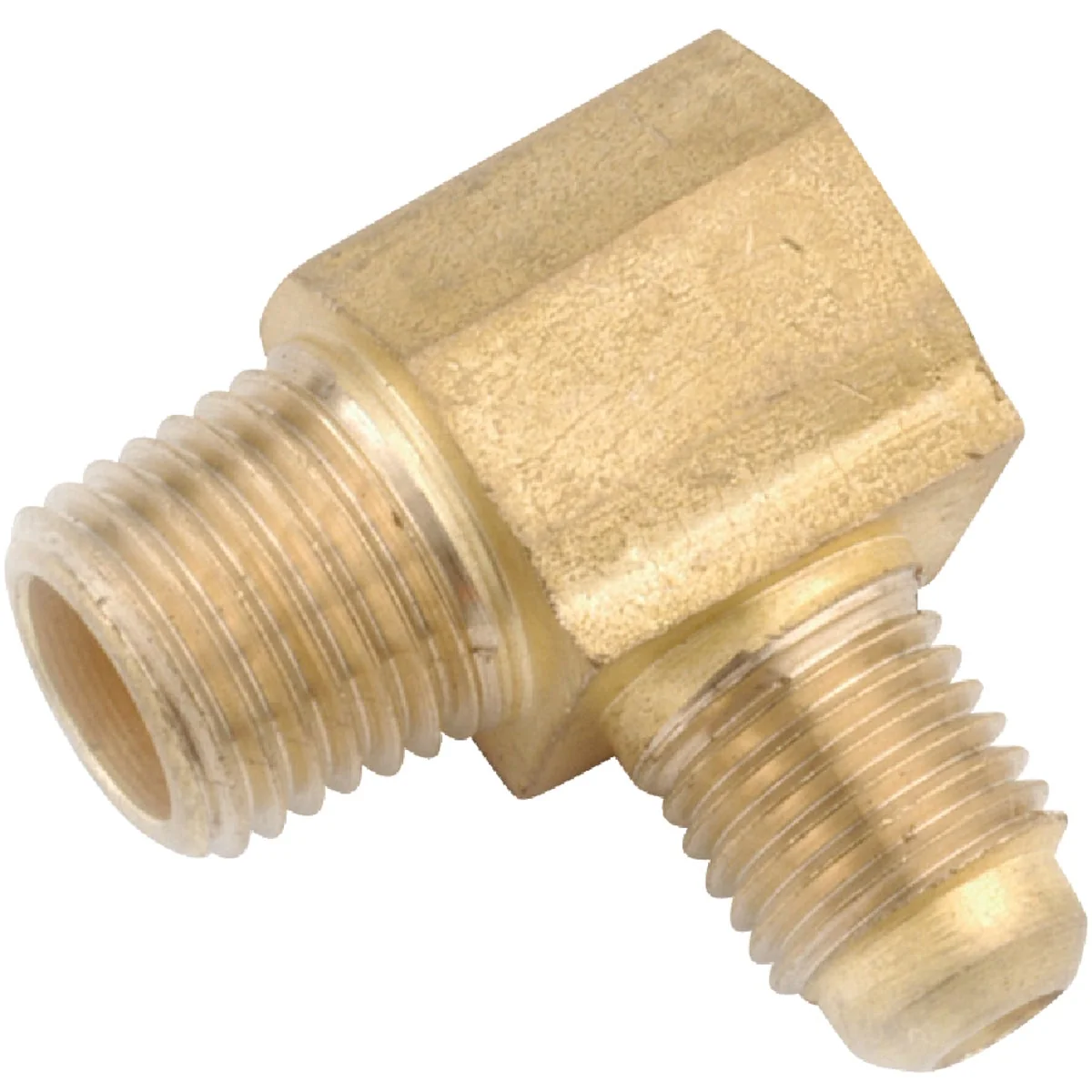 Effective Anderson Metals 5 8 In. x 1 2 In. Male 90 Deg. Flare Brass Elbow 1 4 Bend Luxury