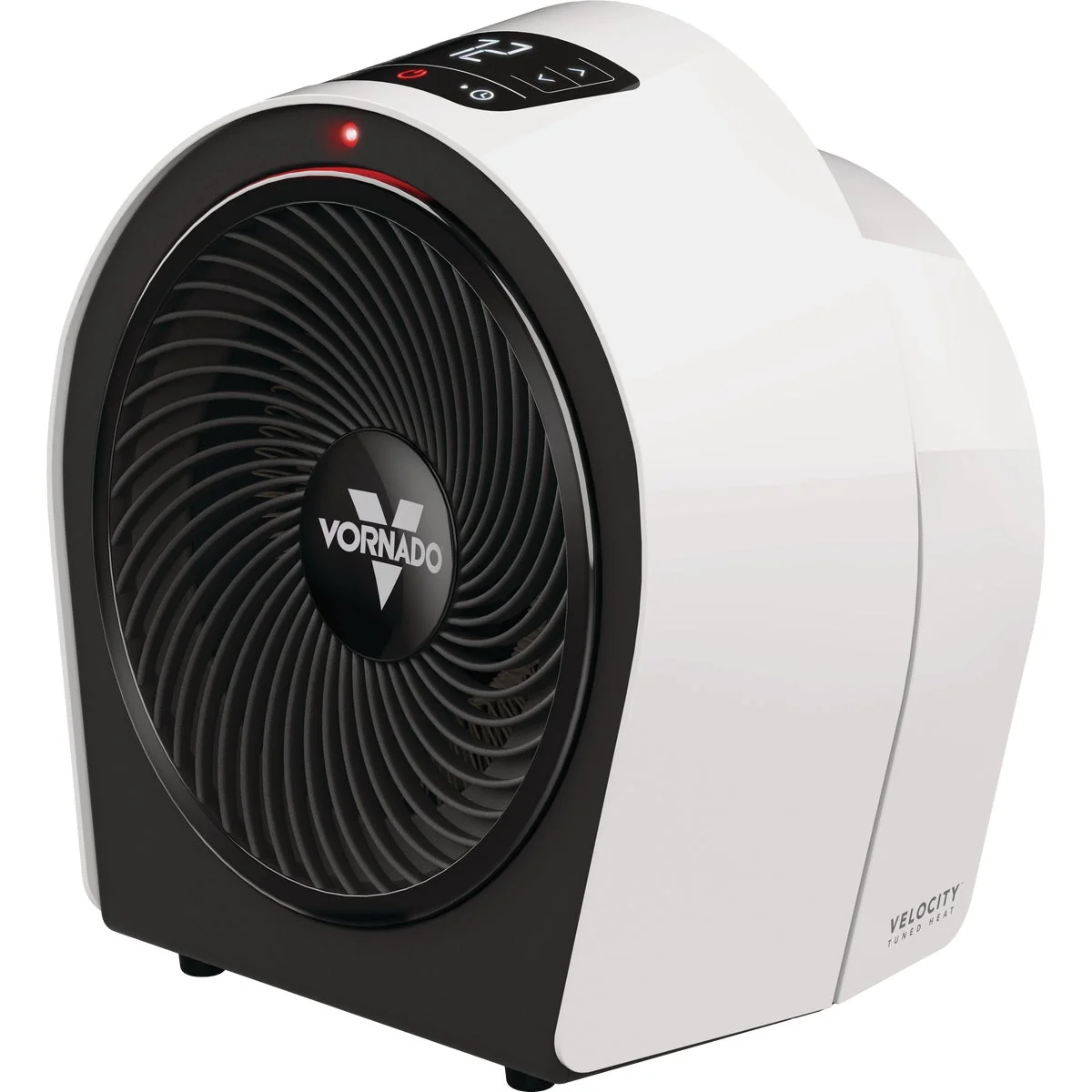 Smart Vornado Velocity 3R 1500-Watt 120-Volt Whole Room Electric Space Heater Ice White Breathable
