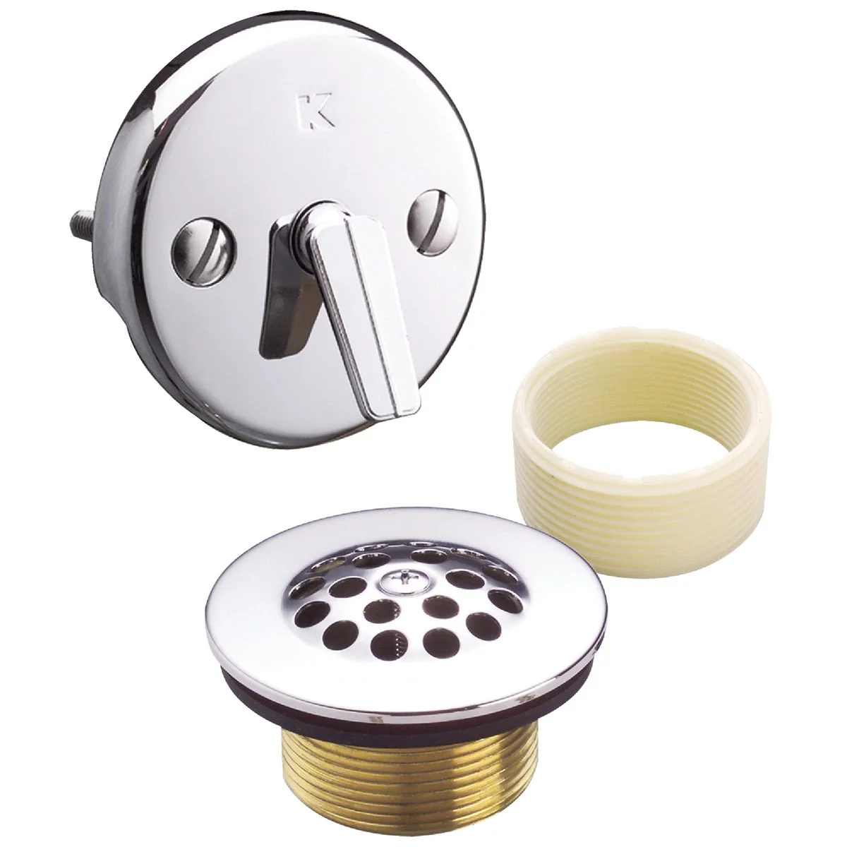 First-Class Do it Polished Chrome Trip Lever Bath Drain Trim Kit Refined