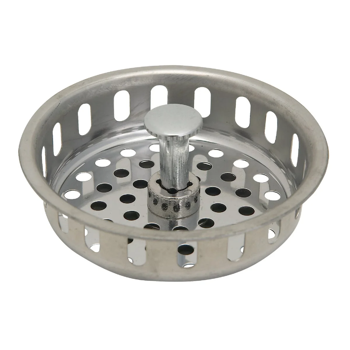 Verified Do it 3-1 2 In. Stainless Steel Adjustable Post Basket Strainer Stopper Professional