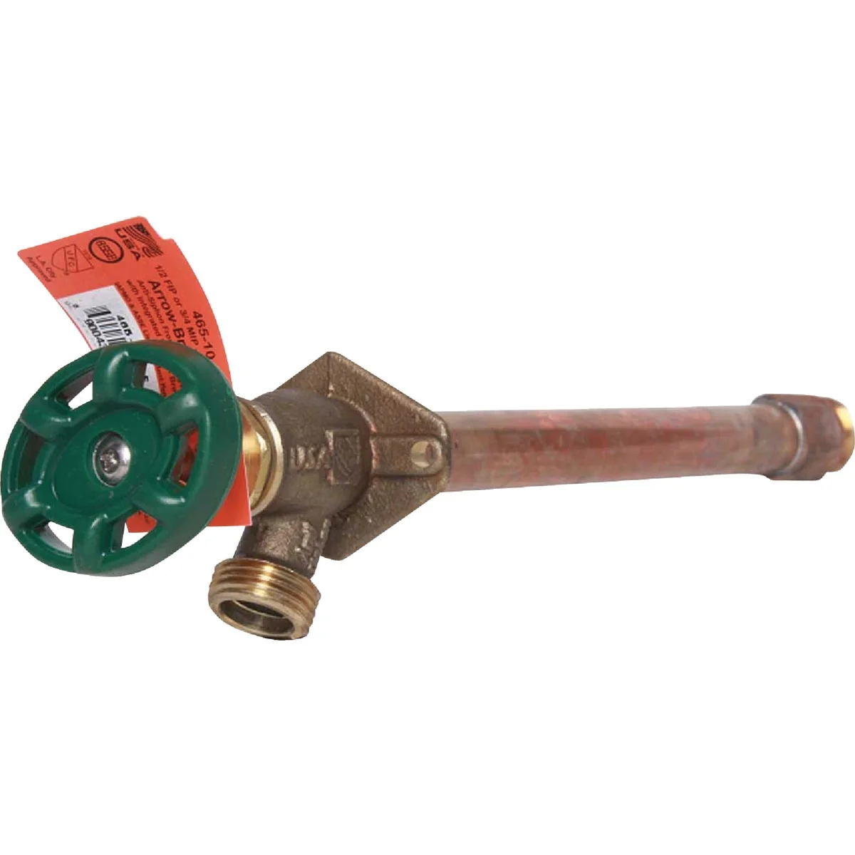 Verified Arrowhead Brass 1 2 In. FIP x 3 4 In. MIP x 3 4 In. HT x 10 In. Quarter-Turn Anti-Siphon Frost Wall Hydrant High-Grade