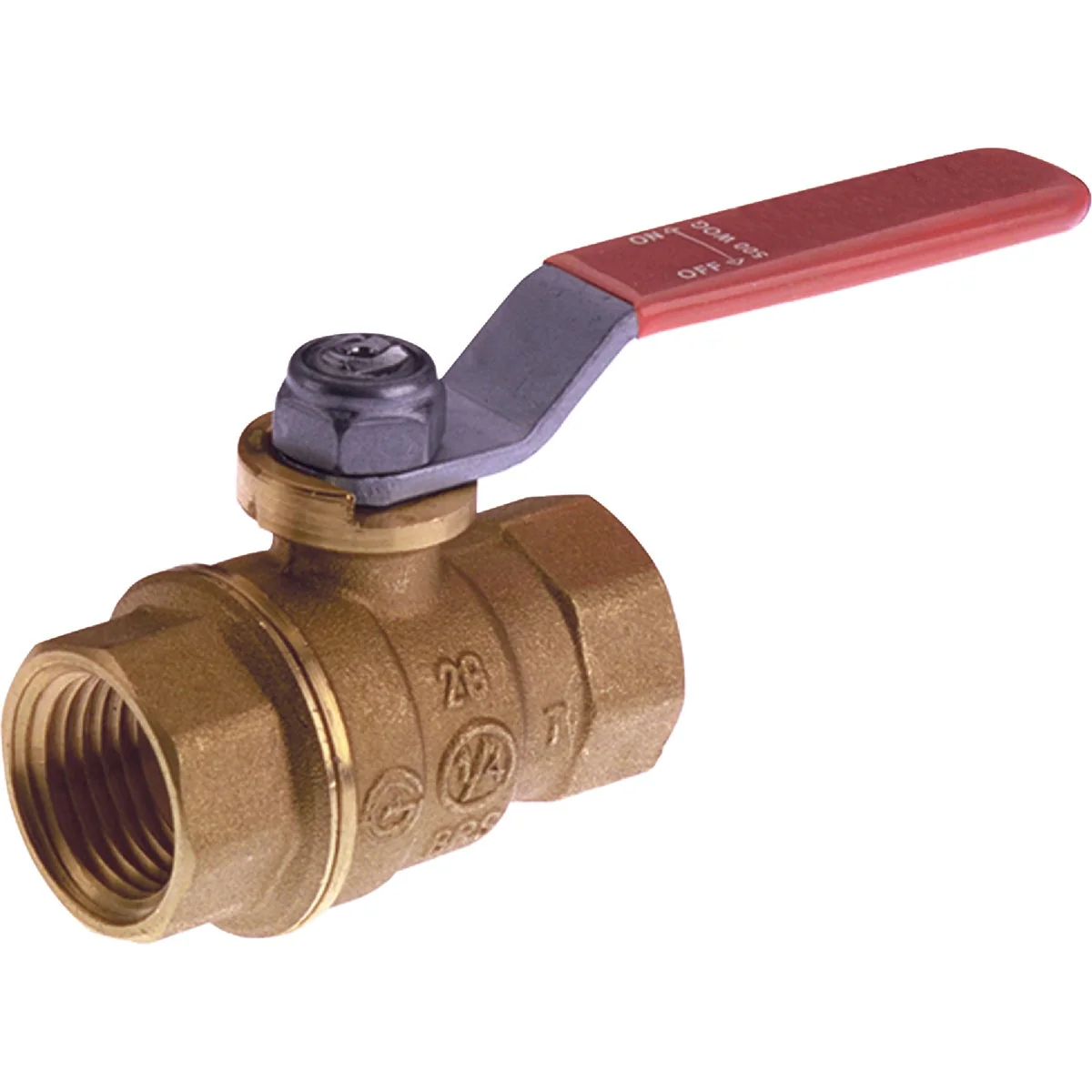 World-Class ProLine 1-1 4 In. FIP Forged Brass Full Port Ball Valve Sustainable
