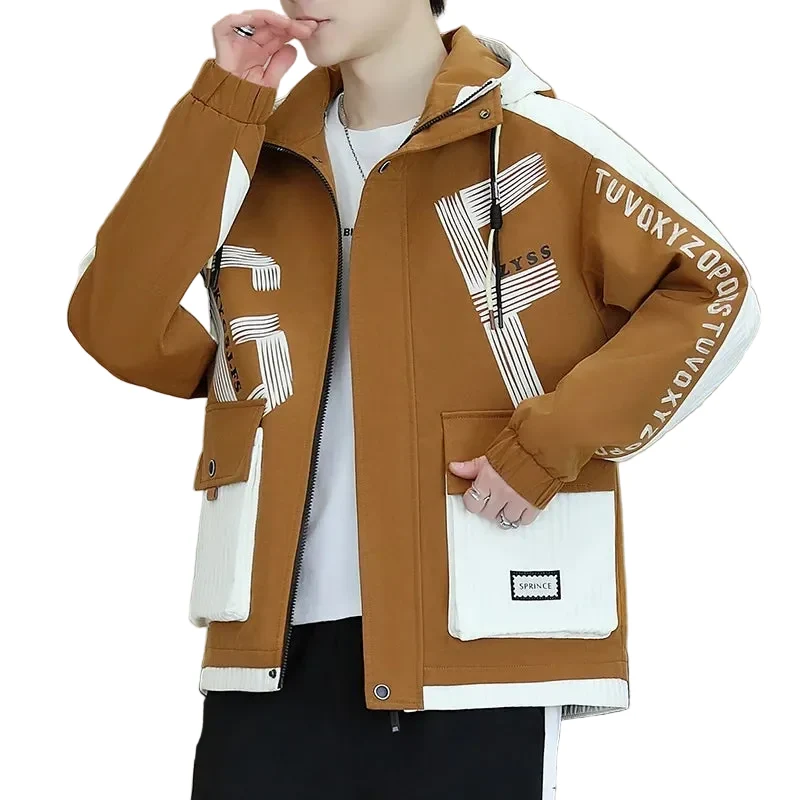 Next-Generation Men’s Casual Hooded Windbreaker Cargo Jacket Efficient