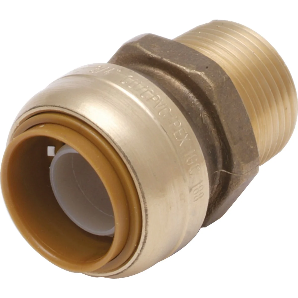 Artisan SharkBite 3 4 In. x 3 4 In. MNPT Straight Brass Push-to-Connect Male Adapter Casual
