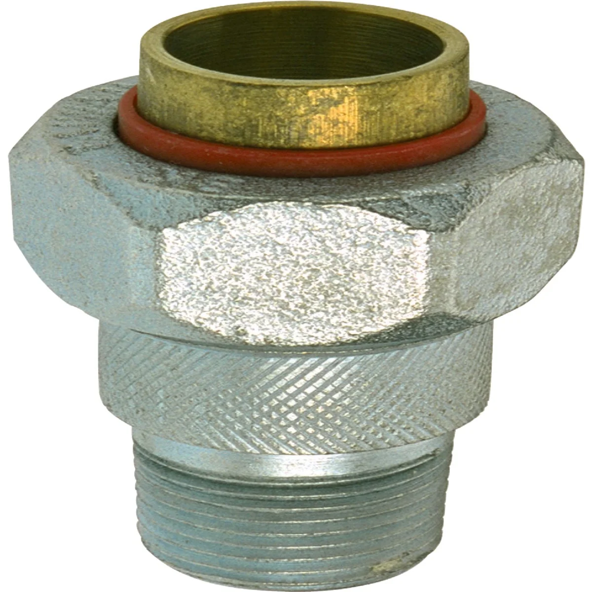 World-Class ProLine 3 4 In. MIPS x 3 4 In. Copper Sweat Brass Galvanized Dielectric Union Enhanced