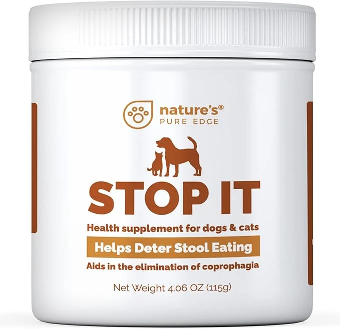 Organic No Poop Eating for Dogs. Coprophagia Treatment. Digestive Enzyme with Breath Freshener. Stop Eating Poop for Dogs Stool Eating Deterrent. Extra Large 230 Scoops in Each jar.About This World-Class