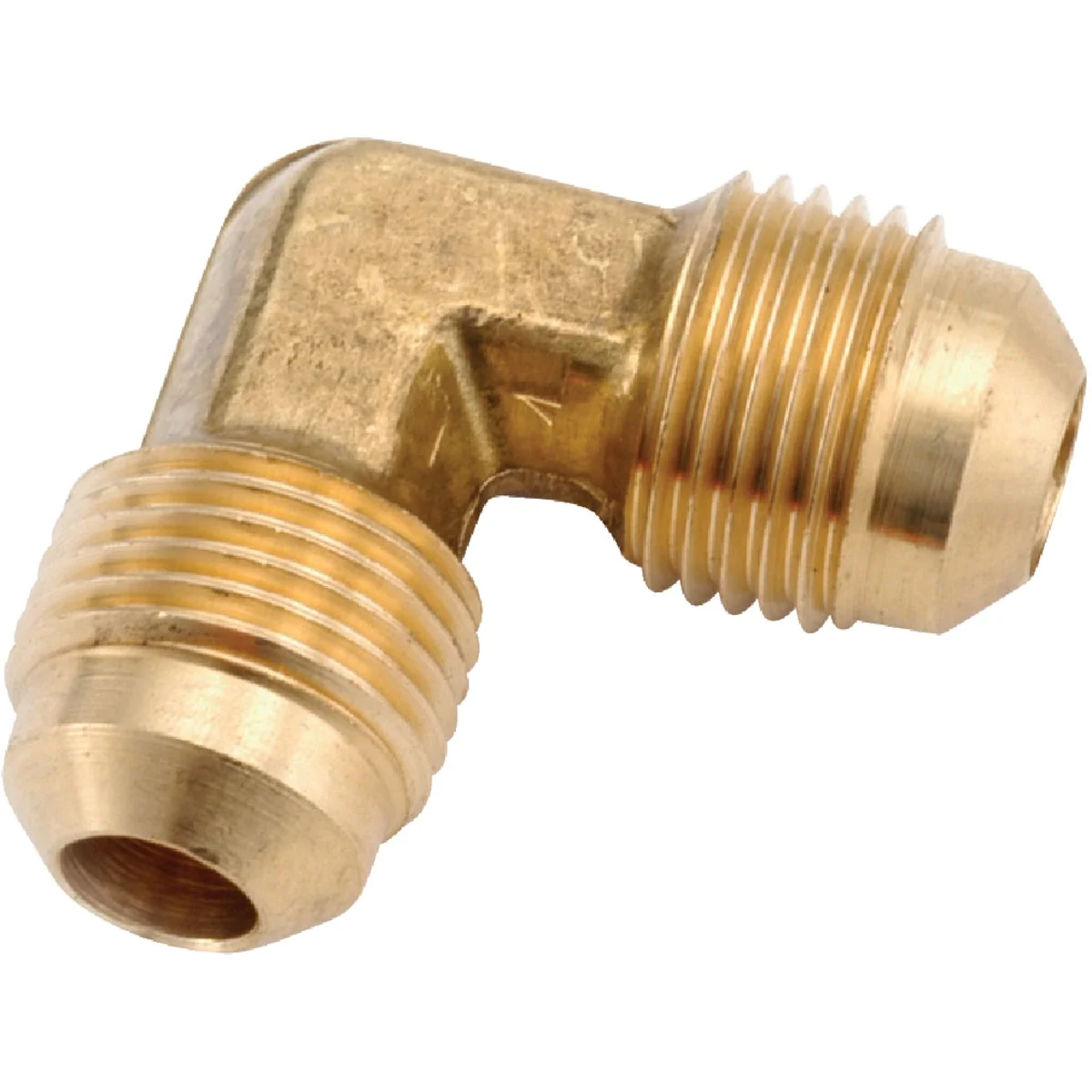 Efficient Anderson Metals 1 2 In. x 1 2 In. 90 Deg. 2-Way Flare Brass Elbow 1 4 Bend Reusable