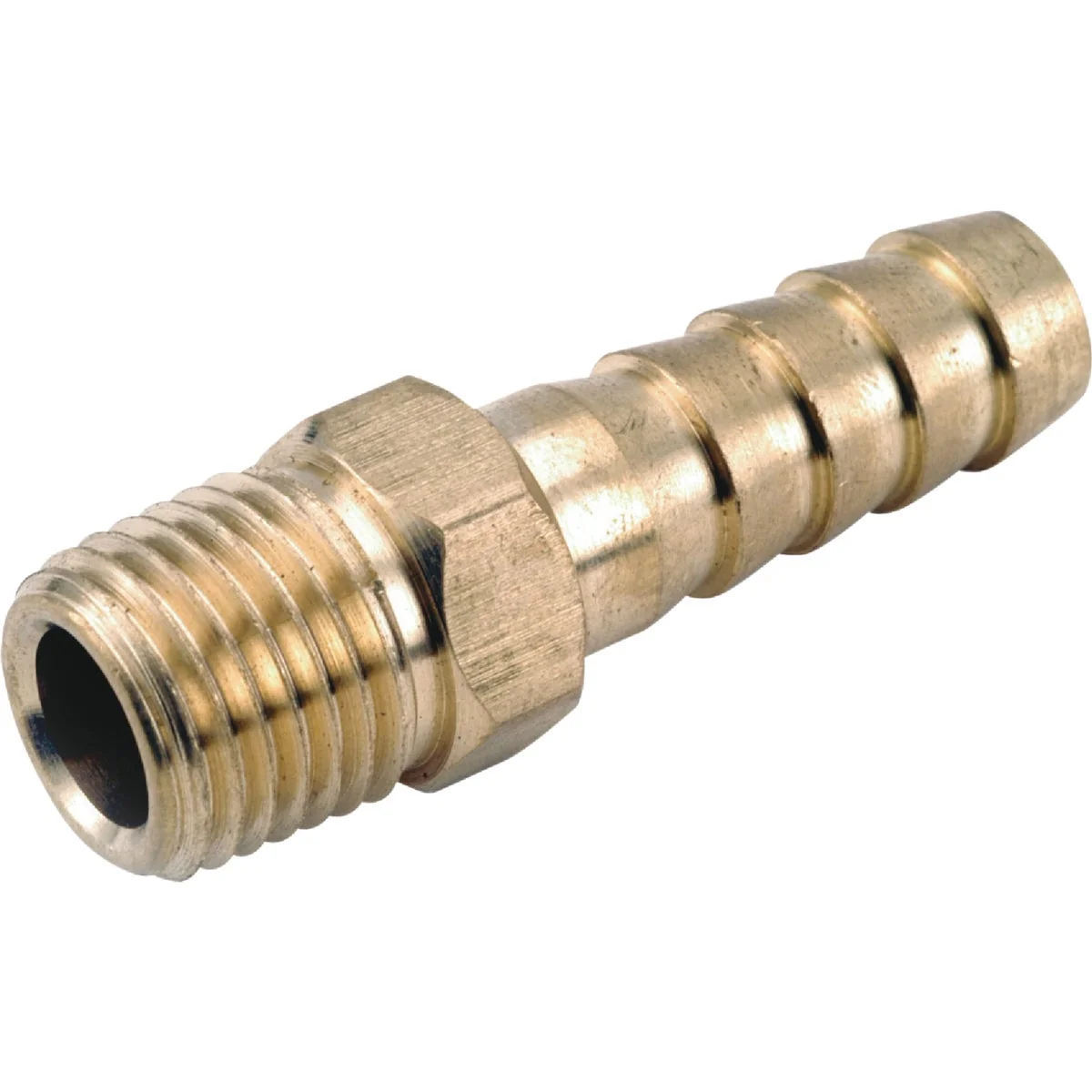 Advanced Anderson Metals 1 8 In. ID x 1 8 In. MPT Brass Hose Barb Unique