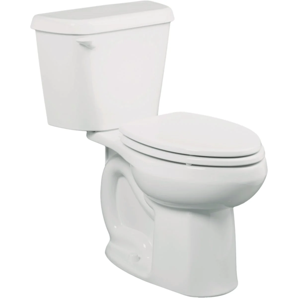 Trendy American Standard Colony Right Height White Elongated Bowl 1.6 GPF Toilet Advanced