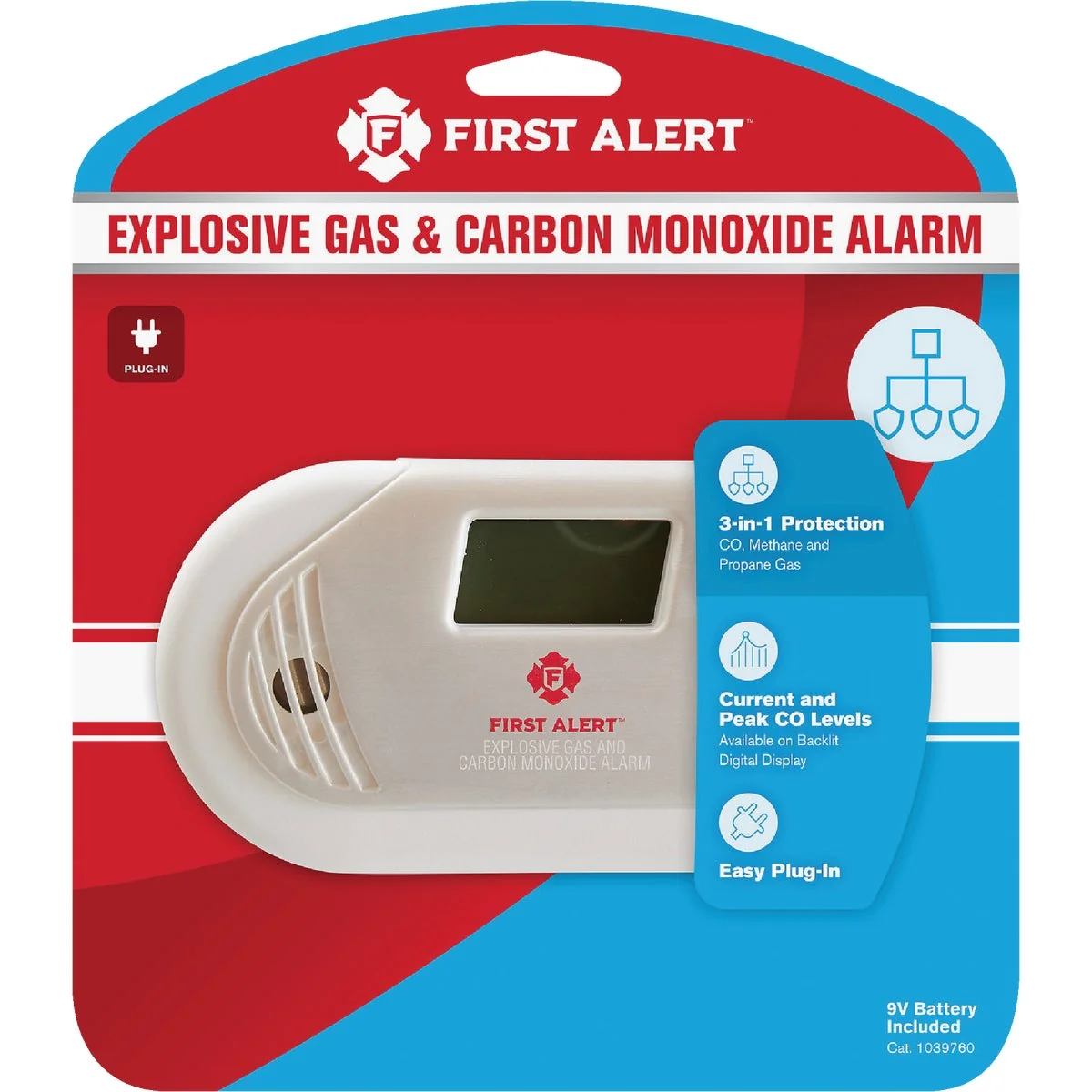 Easy-to-Use First Alert Plug-In 120V Electrochemical Carbon Monoxide Alarm Gas Detector Expertly Made