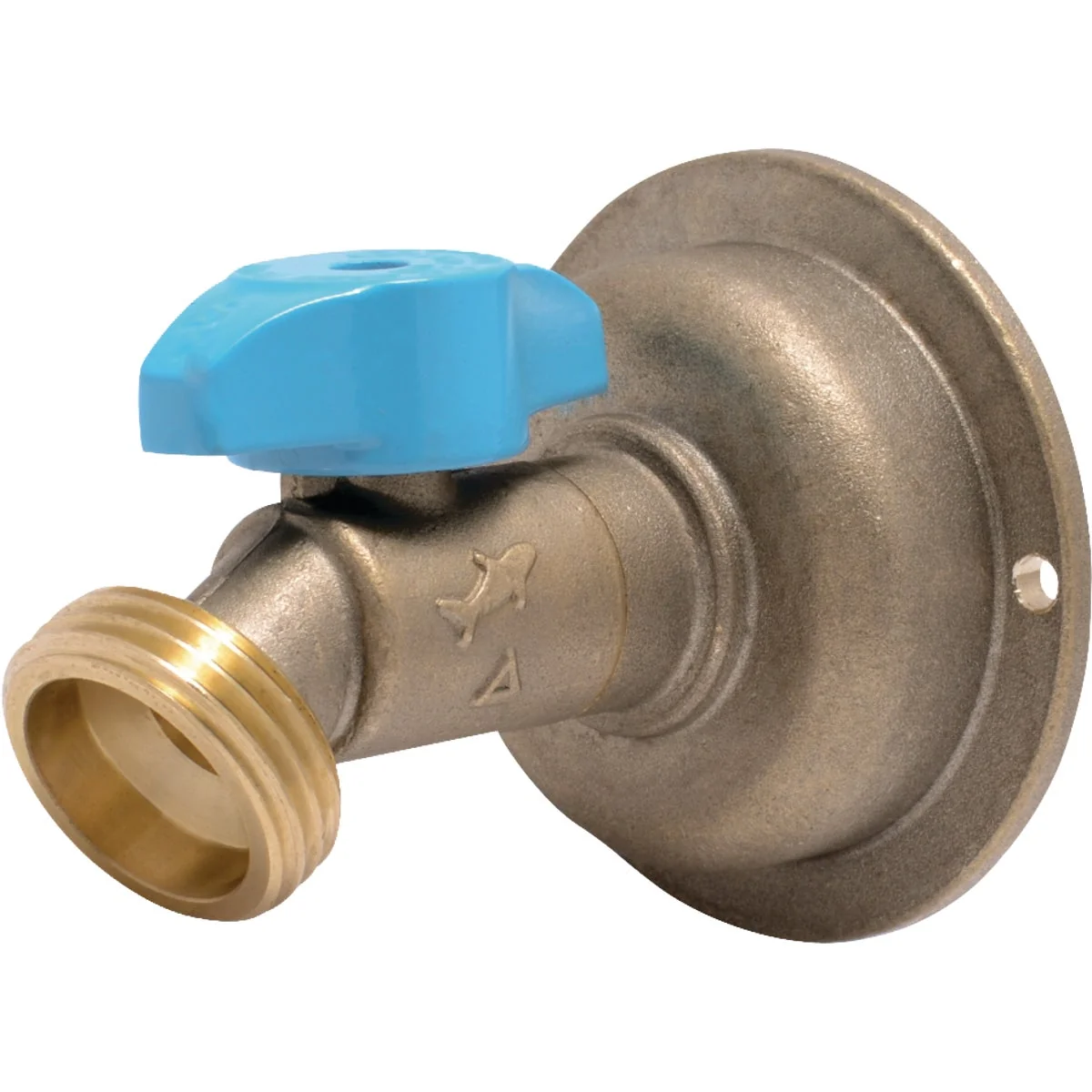 Premium Sharkbite 1 2 In. x 3 4 In. MHT Quarter Turn Brass No Kink 45 Degree Hose Bibb Casual