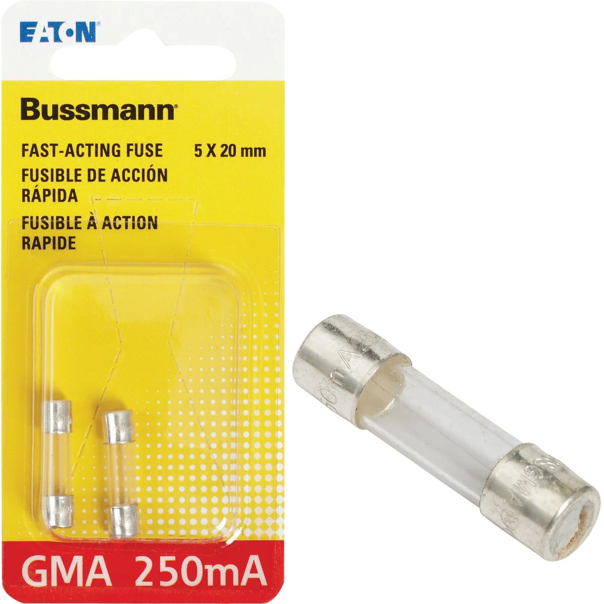 User-Friendly Bussmann 250A GMA Glass Tube Electronic Fuse 2-Pack Optimized