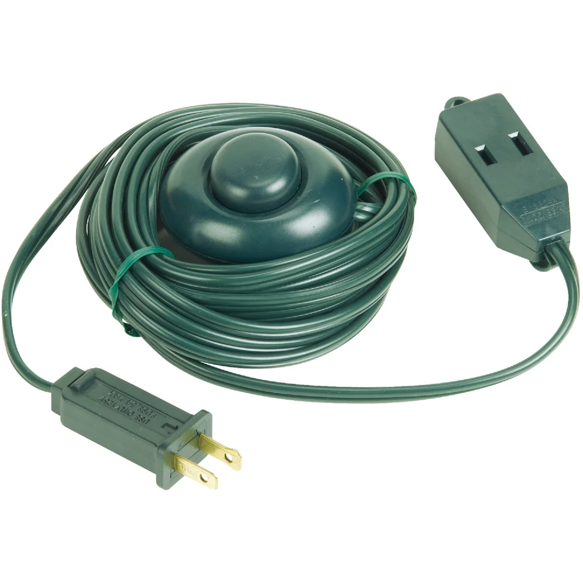 Premium Material Do it 15 Ft. 18 2 Green Extension Cord with Foot Switch Quality