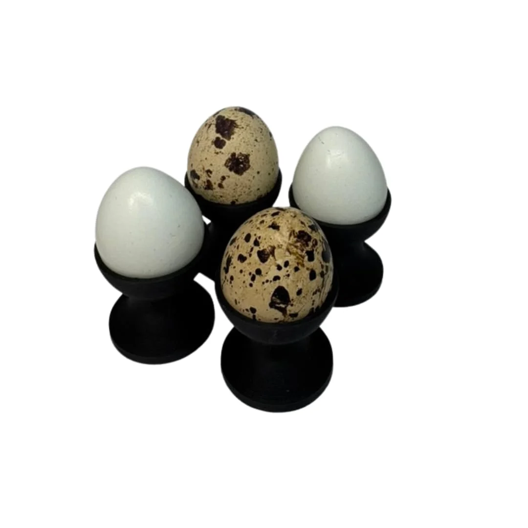 Original Mini Egg Cup Set Quail Egg Holders Set of 4 Outstanding