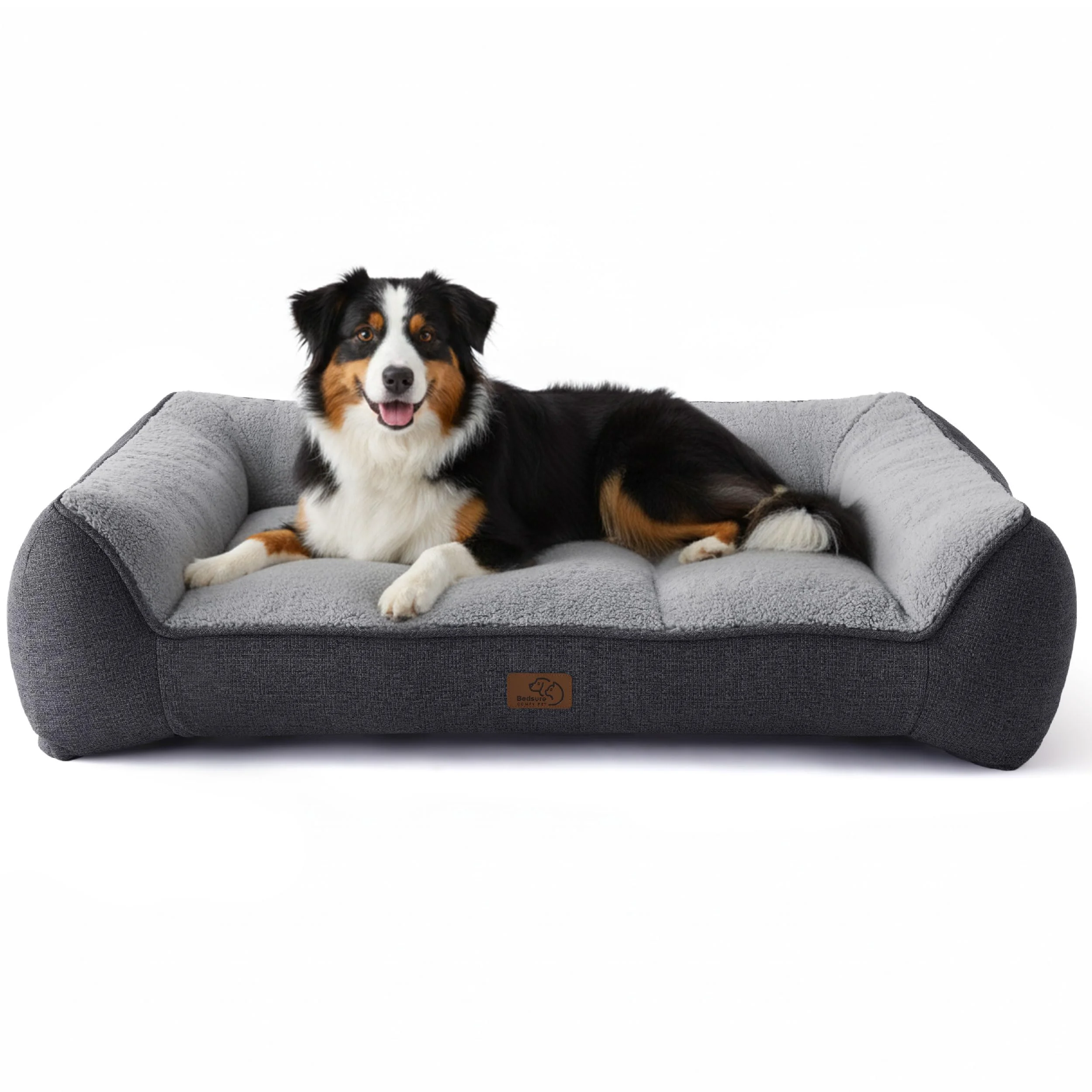 Crafted Bedsure XL Pro Orthopedic Dog Bed – Extra Thick Large 45in Grey Artisan